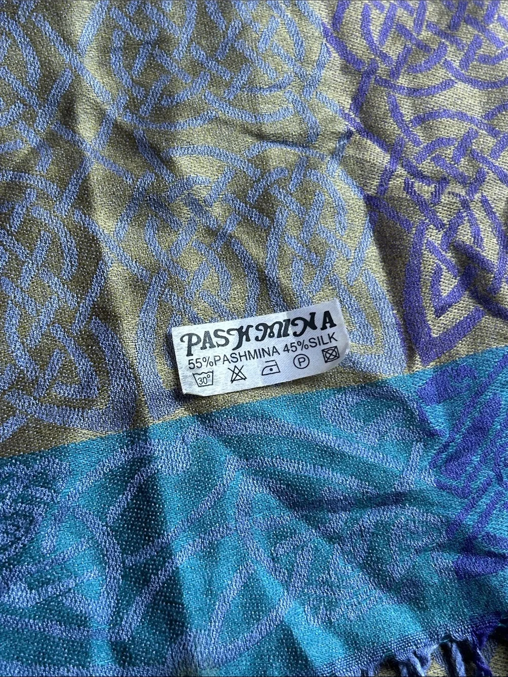 Pashmina Scarf with Silk